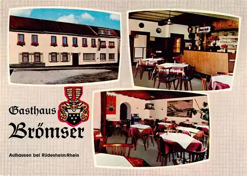 AK / Ansichtskarte  Aulhausen Gasthaus Broemser Gastraeume Theke