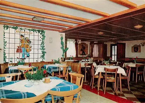 AK / Ansichtskarte  Falkengesaess_Odenwald Gasthaus Pension Zum Schlawitzer