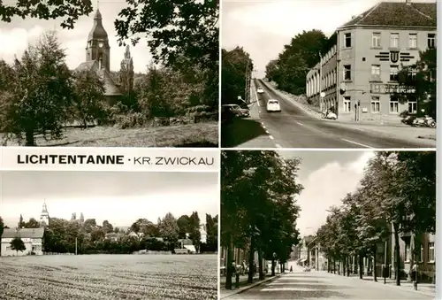 AK / Ansichtskarte  Lichtentanne_Zwickau Kirche Panorama Ortspartien