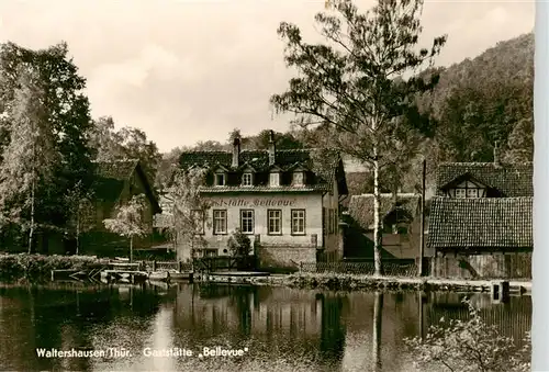 AK / Ansichtskarte  Waltershausen_Gotha Gaststaette Bellevue