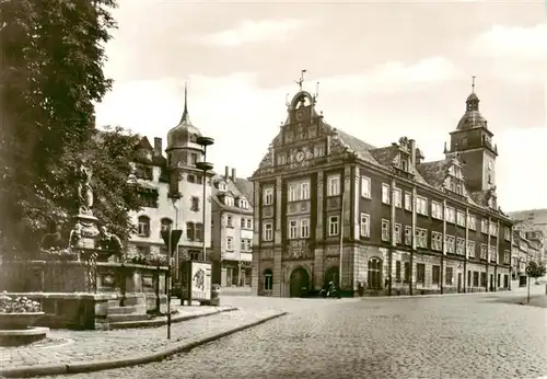 AK / Ansichtskarte  Gotha__Thueringen Rathaus mit Schellenbrunnen