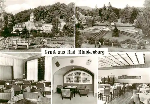 AK / Ansichtskarte 73910440 Bad_Blankenburg FDGB Erholungsheim Am Goldberg Gastraeume Park