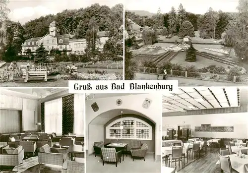 AK / Ansichtskarte  Bad_Blankenburg FDGB Erholungsheim Am Goldberg Gastraeume Park