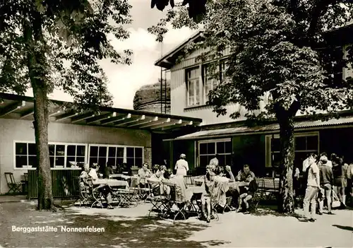 AK / Ansichtskarte 73910452 Jonsdorf_Saechsische_Schweiz Berggaststaette Nonnenfelsen