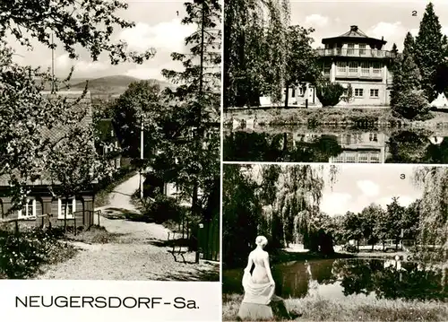 AK / Ansichtskarte  Neugersdorf_Bad_Freienwalde Hohe Strasse Im Volksbad