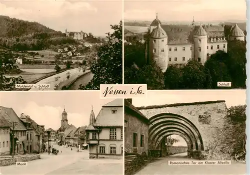 AK / Ansichtskarte 73910490 Nossen Muldental Schloss Markt Romanisches Tor am Kloster Altzella