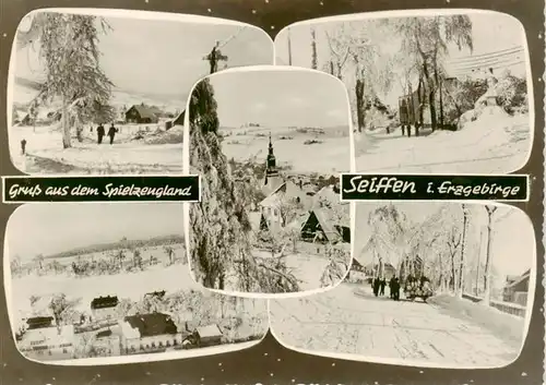 AK / Ansichtskarte  Seiffen_Erzgebirge Winteridylle