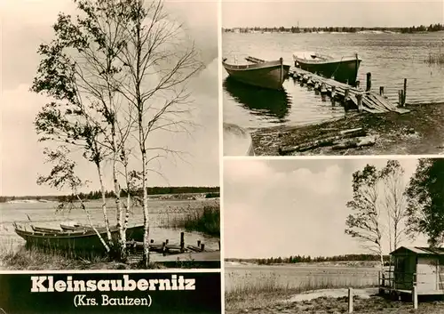 AK / Ansichtskarte  Kleinsaubernitz_Bautzen Panorama Bootssteg