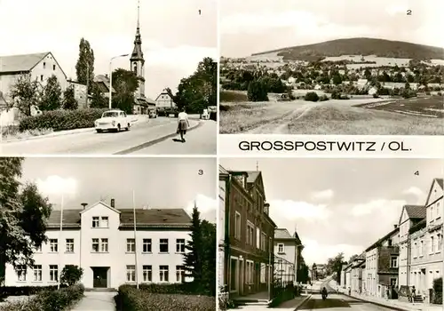 AK / Ansichtskarte 73910509 Grosspostwitz_Oberlausitz Teilansicht uebersicht Rat der Gemeinde Hauptstrasse