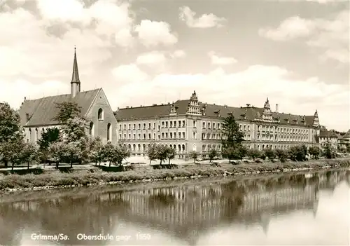 AK / Ansichtskarte  Grimma Oberschule