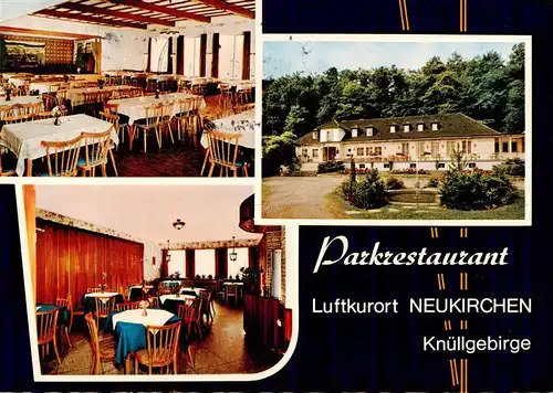 AK / Ansichtskarte 73910534 Neukirchen_Knuellgebirge Gastraeume Parkrestaurant