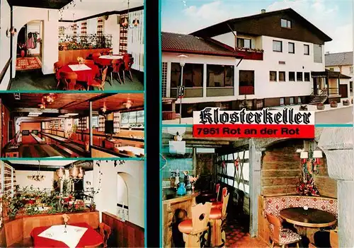 AK / Ansichtskarte 73910539 Rot_Rot Klosterkeller Gastraeume Bar