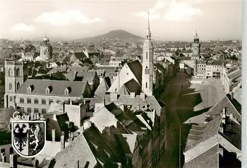 AK / Ansichtskarte  Goerlitz__Sachsen Panorama mit Landeskrone