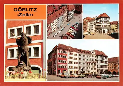 AK / Ansichtskarte 73910596 Goerlitz__Sachsen Zeile Denkmal Ortspartien