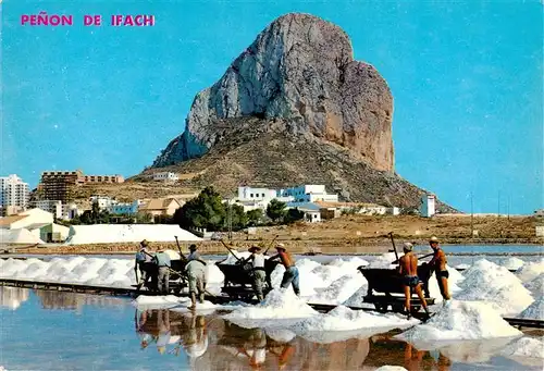 AK / Ansichtskarte  Calpe_Calp_Alicante_ES el Penon de Ifach desde las Salinas