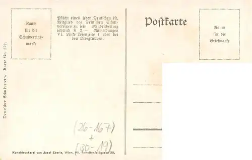 AK / Ansichtskarte  Schulverein_Deutscher_Nr. Nr.372 Maedchen 
