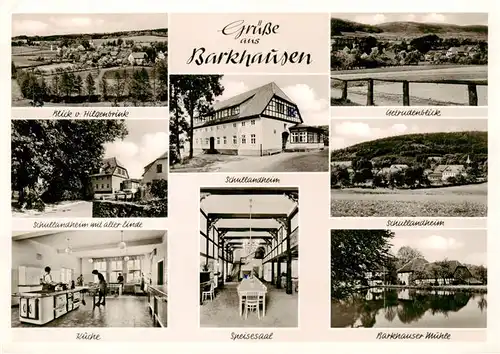 AK / Ansichtskarte  Barkhausen_Bad_Essen Hilgenbrink Schullandheim Kueche Speisesaal Gertrudenblick Barkhauser Muehle