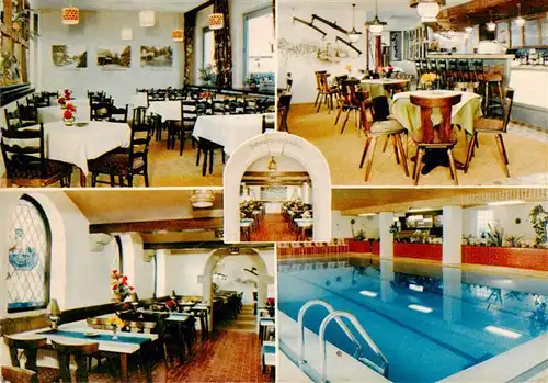 AK / Ansichtskarte 73910725 Brensbach Freizeithotel Schnellertshof Gastraeume Hallenbad