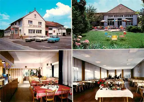 AK / Ansichtskarte 73910731 Wersau_Odenwald Gasthof Zum kuehlen Grund Gastraeume Terrasse