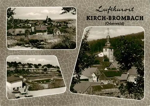 AK / Ansichtskarte 73910762 Kirch-Brombach_Kirchbrombach_Odenwald Panorama Schwimmbad Kirche