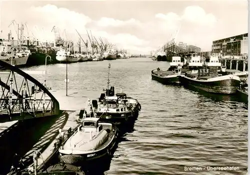 AK / Ansichtskarte  Bremen ueberseehafen