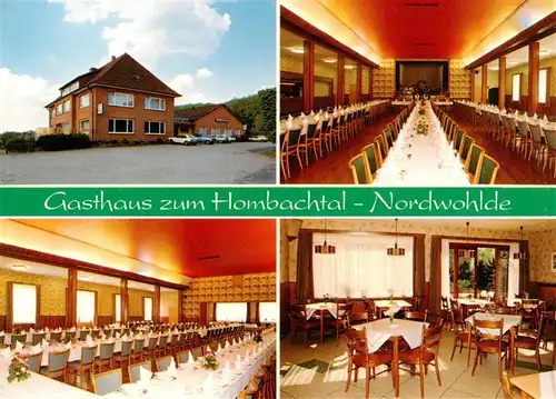 AK / Ansichtskarte  Nordwohlde Gasthaus zum Hombachtal Speisesaele Gastraum