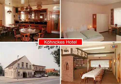 AK / Ansichtskarte 73910832 Metjendorf Koehnckes Hotel Gastraeume Zimmer