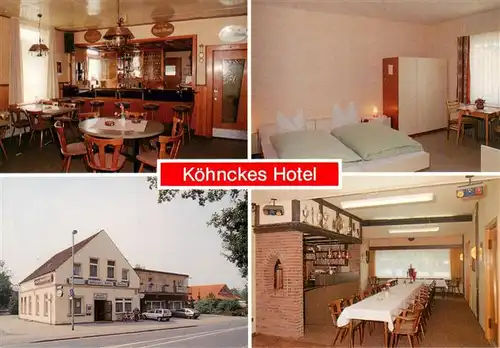 AK / Ansichtskarte  Metjendorf Koehnckes Hotel Gastraeume Zimmer