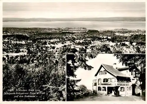 AK / Ansichtskarte  St_Gallen_SG Wildpark Restaurant Peter und Paul Panorama