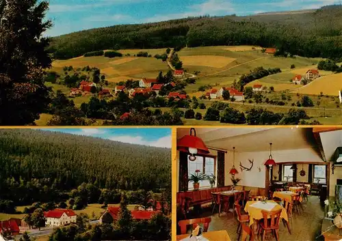 AK / Ansichtskarte  Altenfeld_Rhoen Panorama Gasthof an der Fulda Gaststube