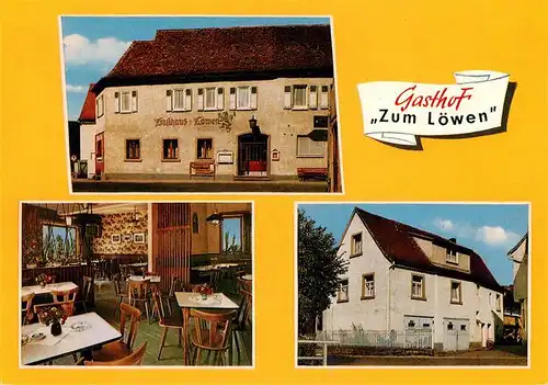 AK / Ansichtskarte  Eschau_Unterfranken Gasthof Zum Loewen Gastraum