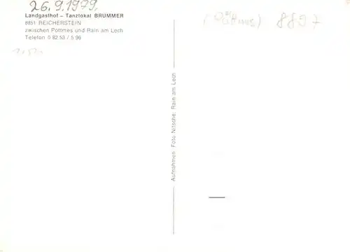 AK / Ansichtskarte  Reicherstein Landgasthof Brummer Tanzlokal Gastraeume