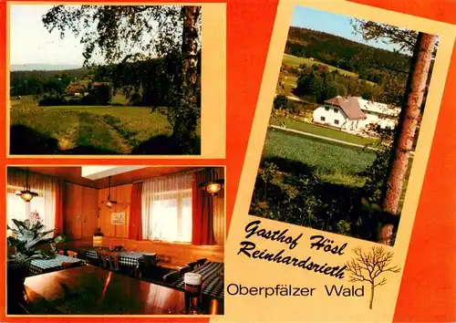 AK / Ansichtskarte  Waldhaus_Oberpfalz Gasthof Barbara Hoesl Panorama Gaststube