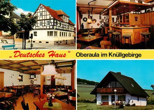 AK / Ansichtskarte  Oberaula Deutsches Haus Gastraum Bar