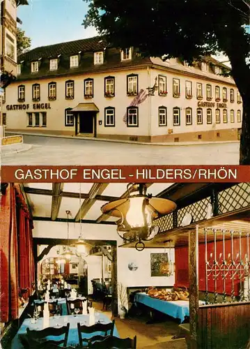 AK / Ansichtskarte 73910961 Hilders_Rhoen Gasthof Engel Gastraum