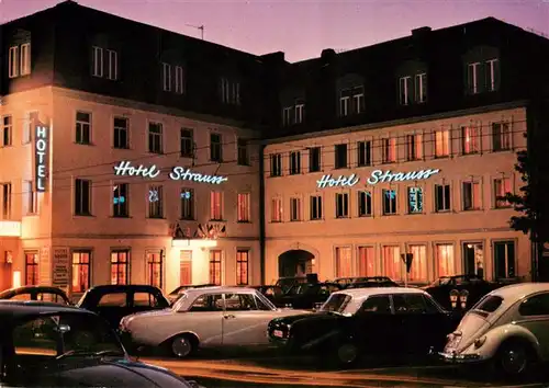 AK / Ansichtskarte  Wuerzburg_Bayern Hotel Strauss