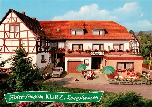 AK / Ansichtskarte 73911038 Rengshausen_Beisetal_Hessen Hotel Pension Kurz