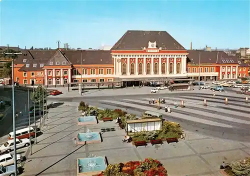 AK / Ansichtskarte  Hamm__Westfalen Bahnhof