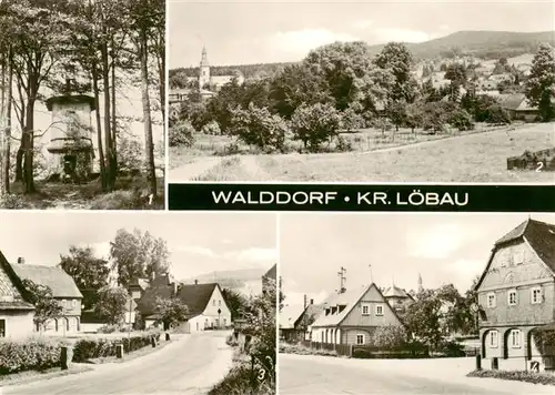 AK / Ansichtskarte 73911120 Walddorf_Oberlausitz_Sachsen Aussichtsturm auf dem Kottmar Teilansichten