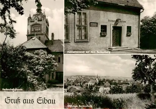 AK / Ansichtskarte  Eibau Beckenbergbaude Heimatmuseum auf dem Beckenberg Panorama