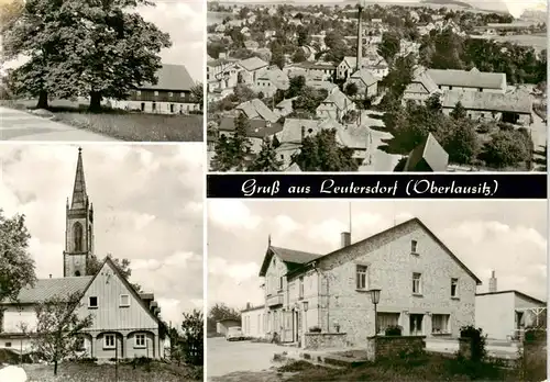 AK / Ansichtskarte 73911144 Leutersdorf_Oberlausitz Teilansichten Kirche