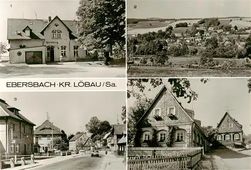 AK / Ansichtskarte  Ebersbach_Sachsen Gaststaette auf dem Hainberg Panorama Hauptstrasse Oberlausitzer Umgebindehaus