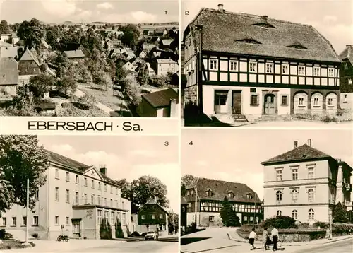 AK / Ansichtskarte  Ebersbach_Sachsen Teilansicht Umgebindehaus HO-Gaststaette Kretscham Altes Rathaus