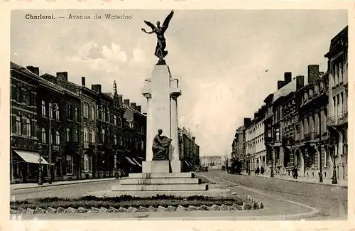 AK / Ansichtskarte  Charleroi__Belgie Avenue de Waterloo