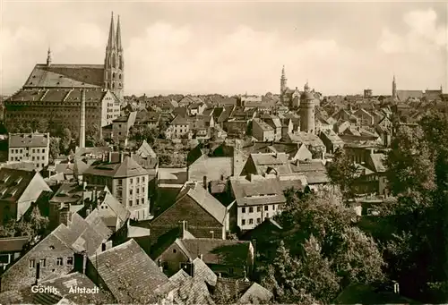 AK / Ansichtskarte  Goerlitz__Sachsen Panorama Blick ueber die Altstadt