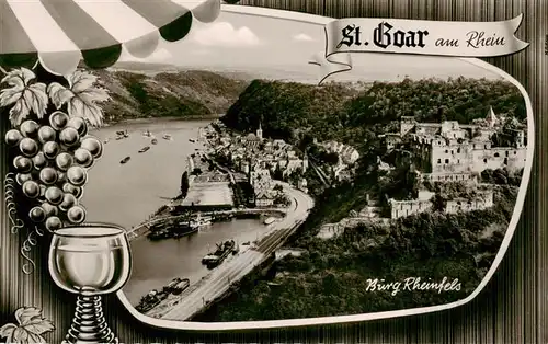 AK / Ansichtskarte  St_Goar_Rhein Burg Rheinfels