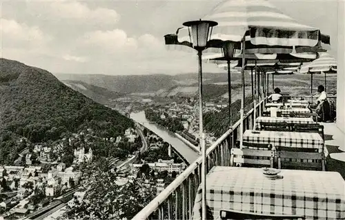 AK / Ansichtskarte 73911300 Bad_Ems_Lahn Berghotel Konkordiaturm Terrasse