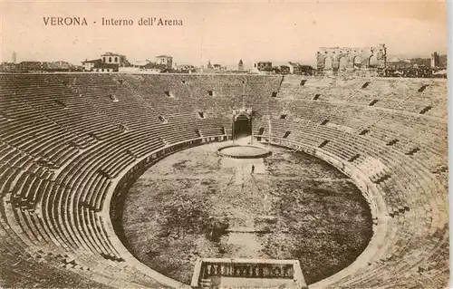 AK / Ansichtskarte  Verona__Veneto_IT Interno dell'Arena