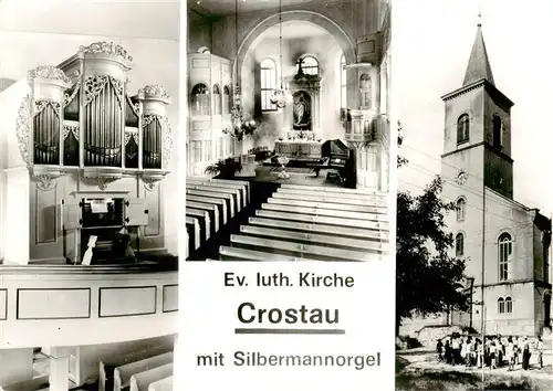 AK / Ansichtskarte 73911424 Crostau Ev luth Kirche mit Silbermannorgel