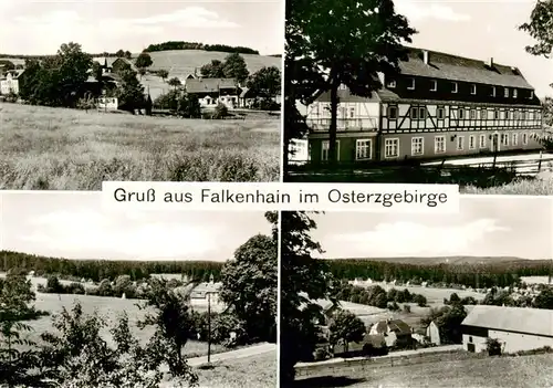 AK / Ansichtskarte  Falkenhain_Altenberg_Erzgebirge Ferienheim und Kulturhaus des VEB Elektromotorenwerk Dresden Panorama